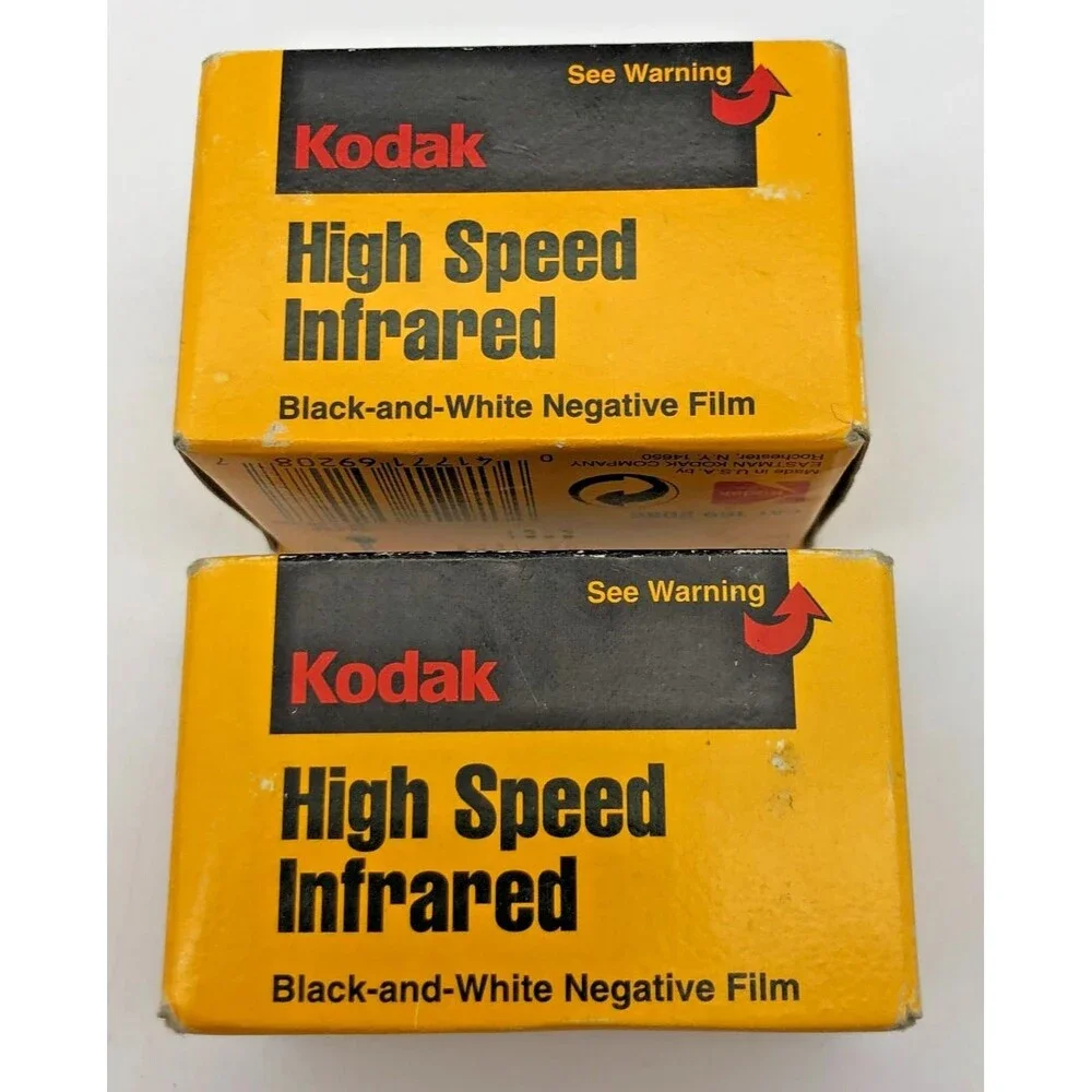 Kodak High Speed Infrared Film HIE 135-36 Exp 1998 36 Exposures 2-Pack NEW